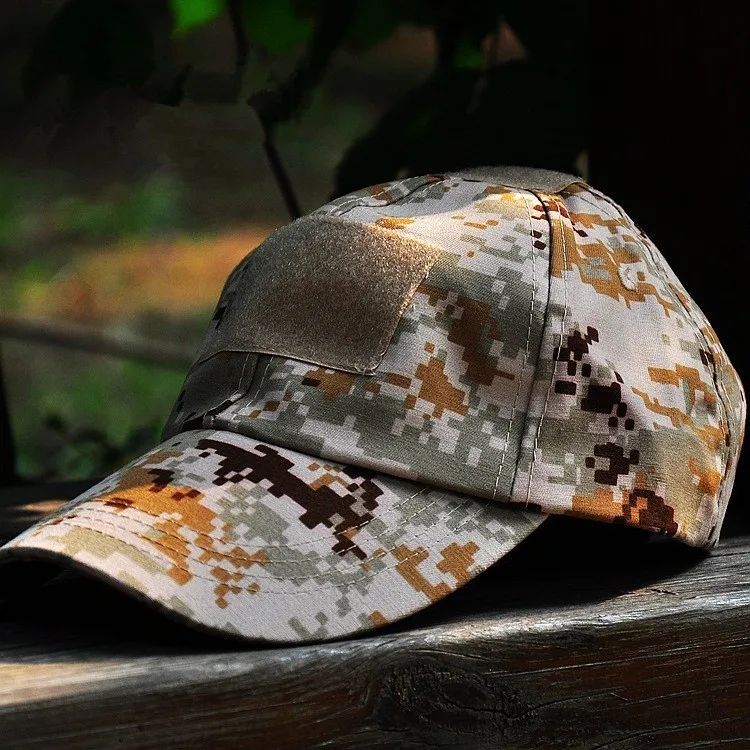 Snapback Camouflage Cap Winter Tactical Hat Patch Army Tactical Hunting Baseball Cap Unisex ACU CP Desert Cobra Camo Hat For Men