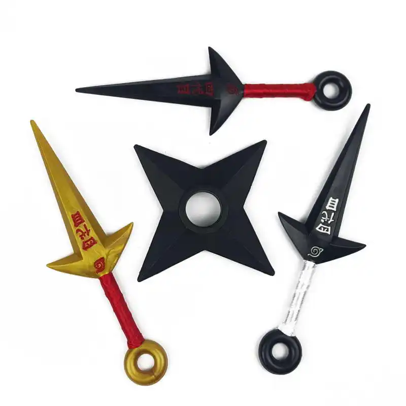 4 шт. Наруто Shippuden пластиковые Yondaime Минато кунай ниндзя модель Shuriken дротики для