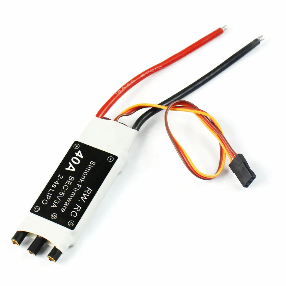 4 шт./лот RW.Rc Simonk 30A OPTO 2 6S / 40A 4S Lipo ESC мини контроллер скорости для DIY RC Мультикоптер