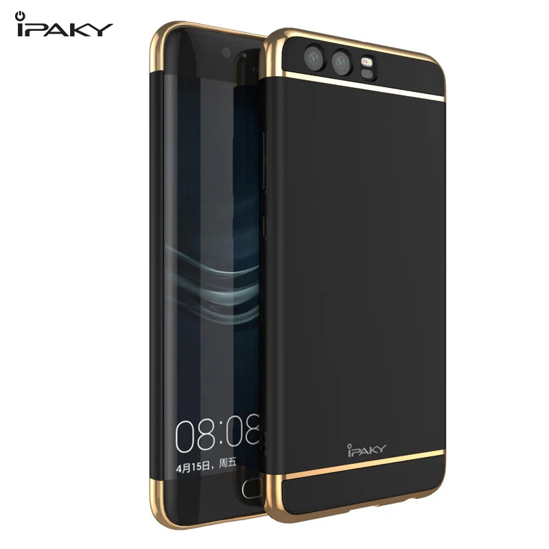 

iPaky Brand Case For Huawei P10 Plus Luxury 3in1 Plating Matte Hard Housing Back Cover For Huawei P10 Plus P10Plus Phone Cases
