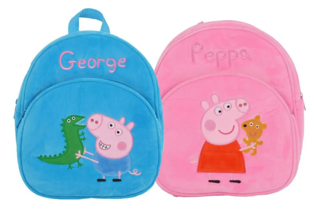 2018 Original Peppa Pig Geoger pig with Dinosaur Peppa with Teddy Bear