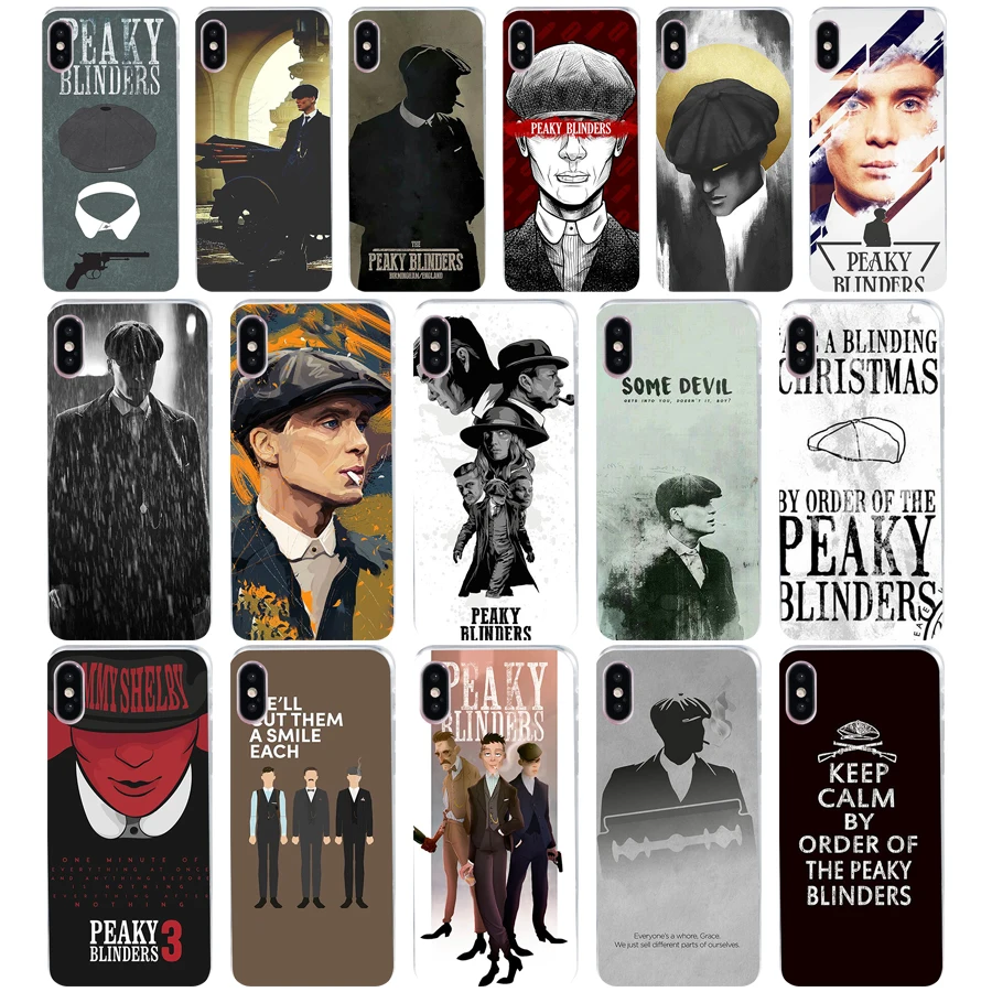 

216WE Peaky Blinders TV series Soft Silicone Tpu Cover phone Case for iphone 5 5s se X XR XS Max case