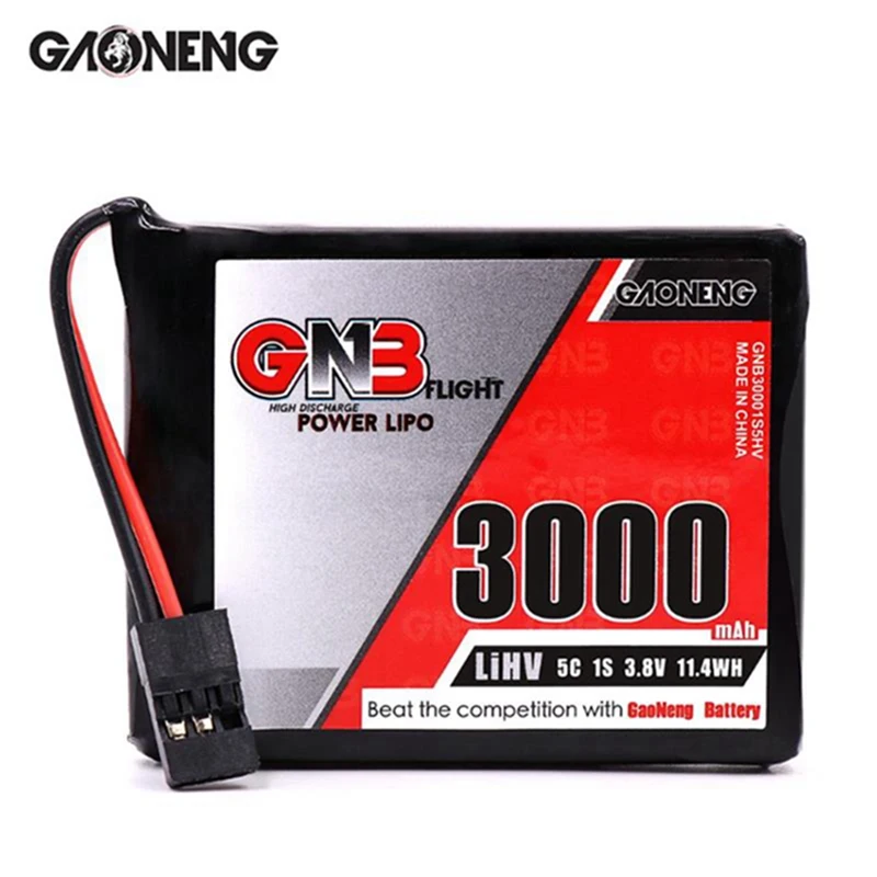 1 2 4 шт. Gaoneng GNB 3,8 в 3000 мАч 1 S 5C HV LiPo батарея для Sanwa MT-44 FH4T пульт дистанционного управления