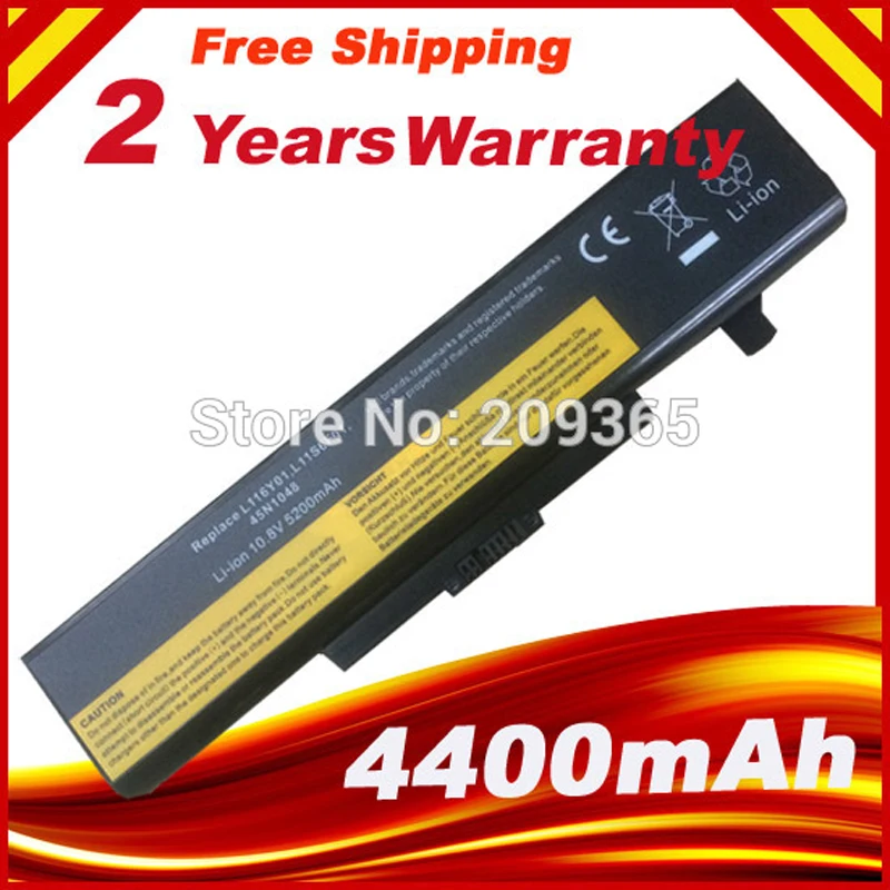 Аккумулятор для ноутбука Lenovo IdeaPad Y480 G480 G580 L11L6F01 L11L6R01 L11L6Y01 L11M6Y01 L11N6R01 L11N6Y01 L11P6R01 L11S6F01