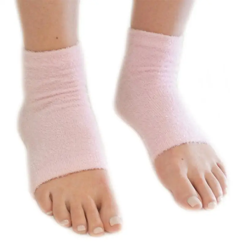 Spa Vented Moisturising Gel Heel Socks For Dry Hard Cracked Skin
