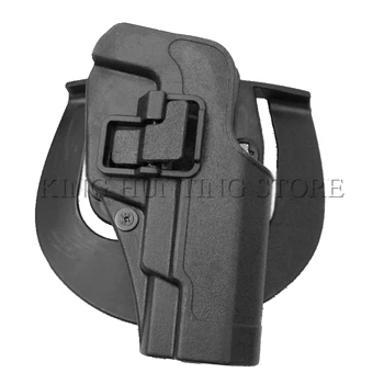 

For 92 Type China Airsoft Hunting Tactical CQC Serpa Concealment Right Hand Waist Belt Loop Pistol Holster Gun Case Pouch