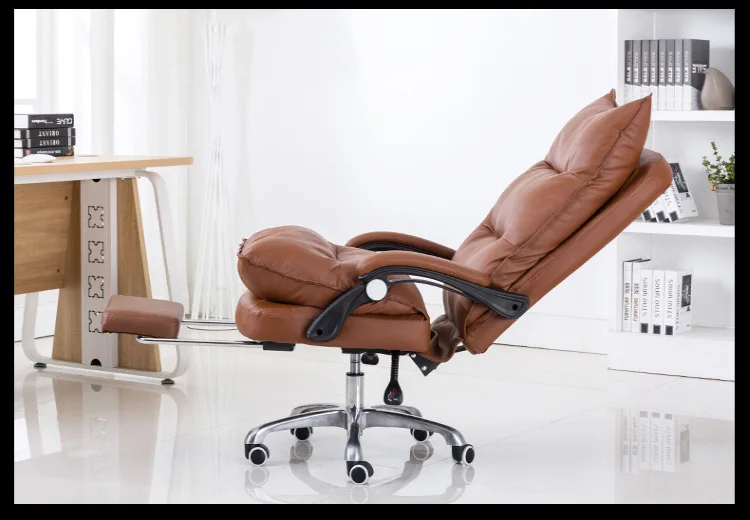 Офисный стул из искусственной кожи, откидной Офисный Компьютерный стул, красочный домашний поворотный подъемный игровой шезлонг Silla Gamer Silla