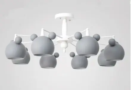 

Nordic children's room LED chandelier simple Mediterranean living room dining room lighting creative personality bedroom chandel