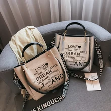 Новинка, женская сумка с буквенным принтом, модная женская сумочка с верхней ручкой, женская вечерняя сумка-мессенджер для женщин, Bolsos Mujer