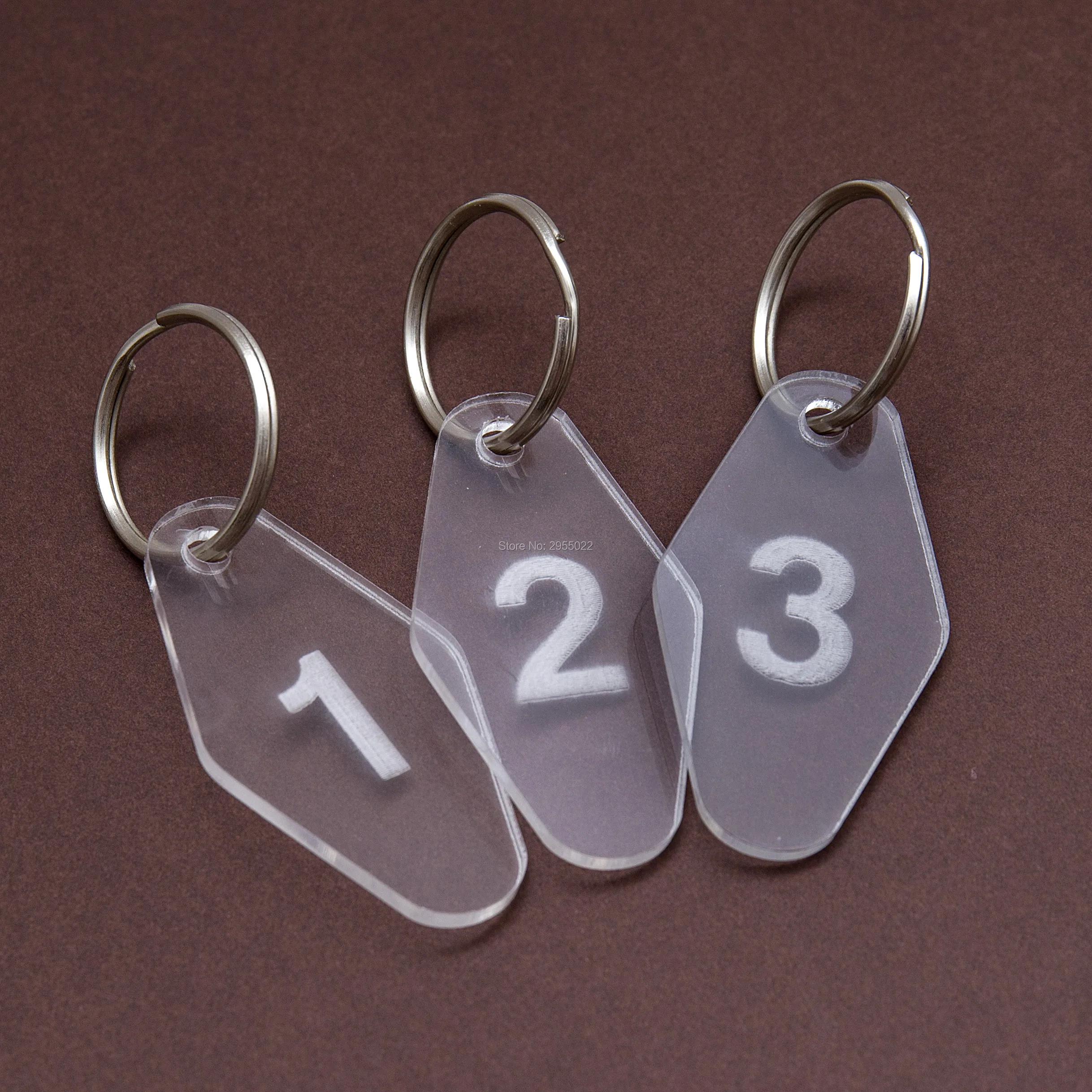 Акриловые брелки для ключей с лазерной резкой ярлыки раздевалок|laser cut|keychain numbertag