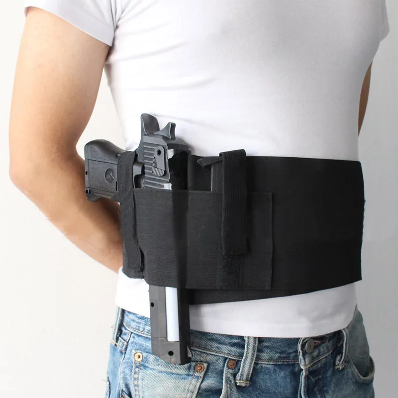 High Quality Left Right hand Tactical Adjustable Elastic Belly Waist