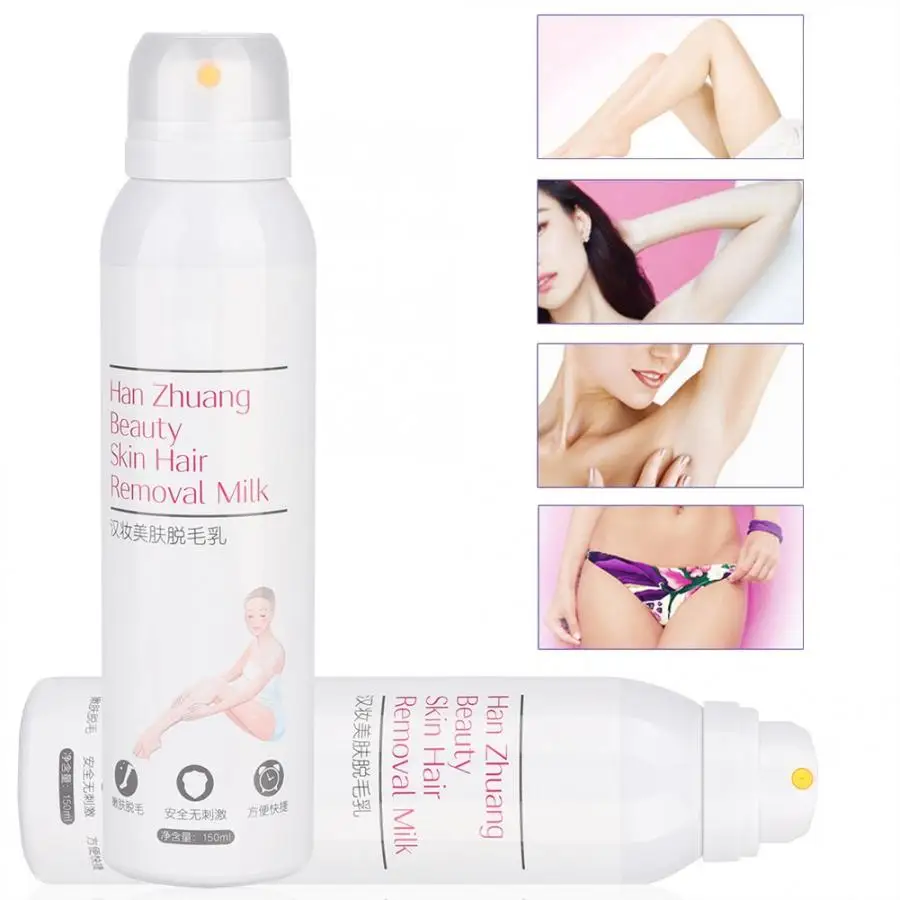 

Wax For Depilation 150ML Painless Hair Removal Spray Depilatory Spray Armpit Arm Leg Body Hair Removal Mousse Hair
