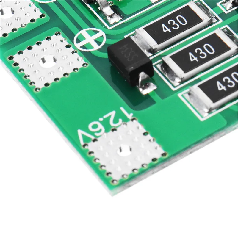Защитная плата PCB BMS для зарядки литий ионных батарей 3S 40A двигателя перфоратора 11