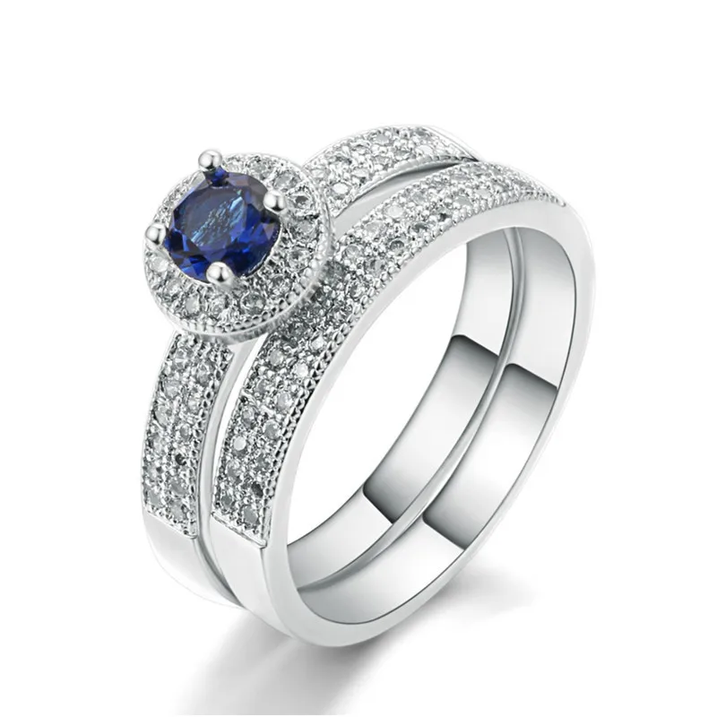 Зеленый/синий/кольцо с красным камнем, наборы из серебра S925 пробы, обручальное кольцо Bague для женщин, кольцо для влюбленных, аксессуары Bijoux DR71