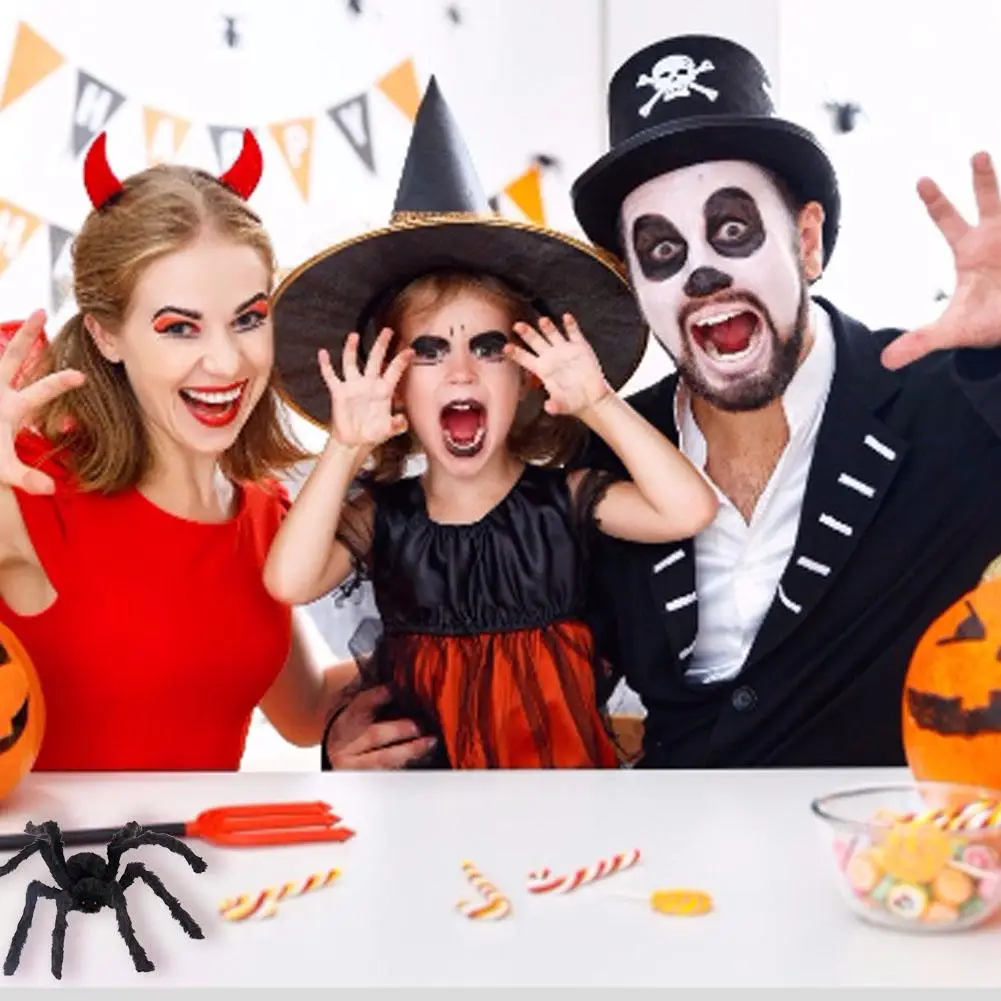 Хэллоуин 30/50/75 см большой паук провода My Little Pony и многих других двух Стиль Забавные игрушки Spidery реквизит для вечерние бар КТВ украшения на хэлоуин, популярный товар