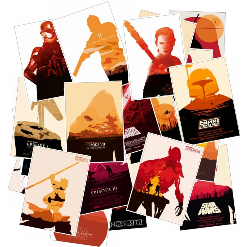 

25 Pcs Star Wars Sticker For guitar suitcase fridge laptop stickers cool waterproof toy skateboard luggage sticker