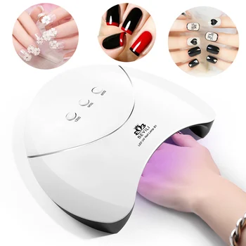 

2018 36W Nail Dryer Lamp 12 LEDs for All Gels Polish Manicure Nail Art Accessories USB Charging