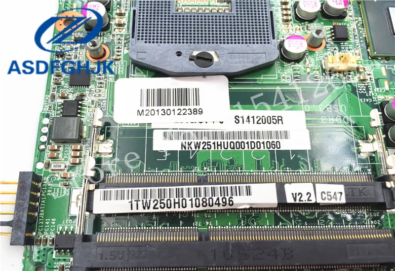 اللوحة لابتوب Hasee ل رايثيون ل CLEVO W251HU اللوحة 6-71-w24h0-d02a GP DDR3 المتكاملة 100% اختبار موافق