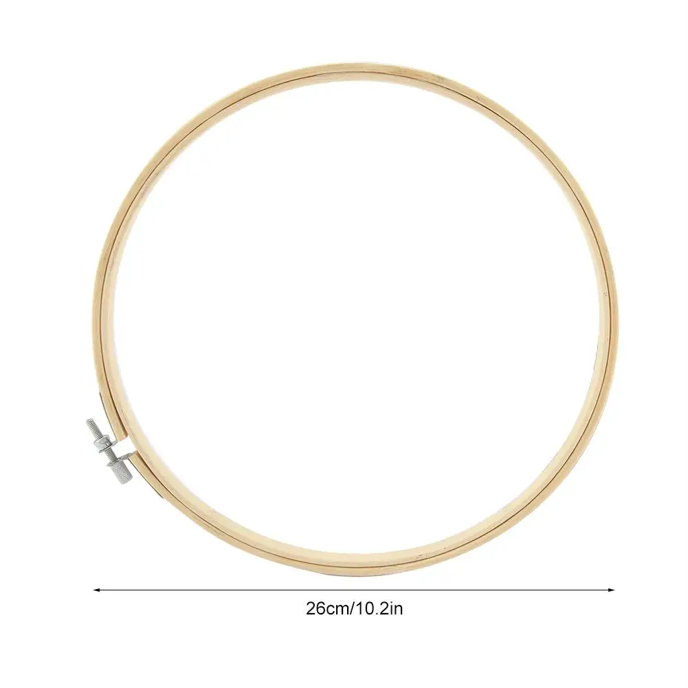26CM Бамбуковая рамка для вышивки кольцо Петля для шитья DIY Искусство ремесло - Цвет: 26CM