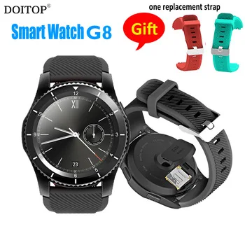 DOITOP Hot! 2017 NEW G8 Heart Rate Monitor Smart Watchs Bluetooth 4.0 SIM Card Call Message Reminder Smart Watch For IOS Android