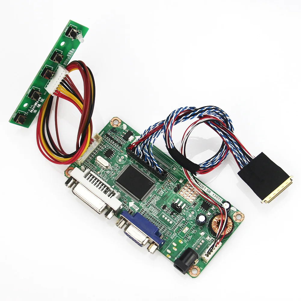(VGA+DVI) For N154I2-L02 CLAA154WA05AN M.RT2261 LCD/LED Controller Driver Board LVDS Monitor Reuse Laptop 1280x800 |