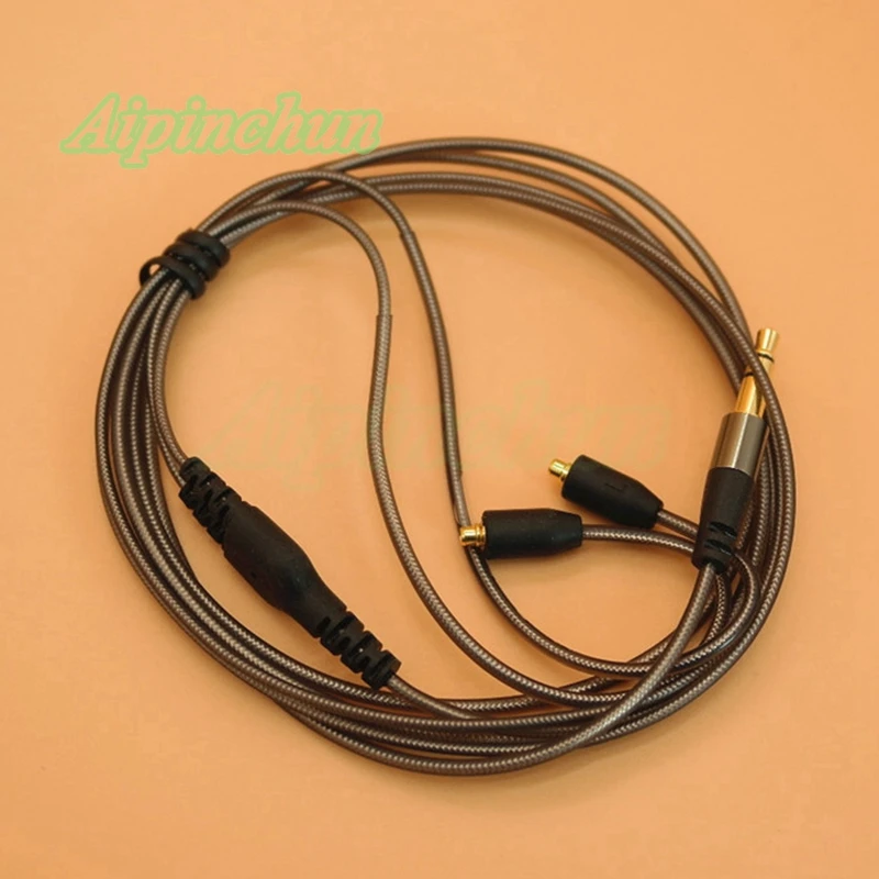 Aipinchun 125 см MMCX кабель для наушников Замена Shure SE215/315/425/535/846 T100 Westone W60 W50 W40 W30 um pro |
