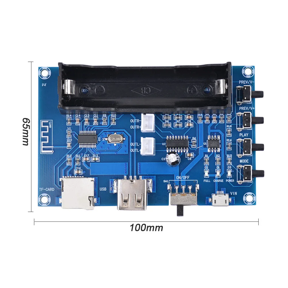 AIYIMA Bluetooth Цифровые усилители мощности аудиоплата PAM8403 усилитель DIY для домашнего