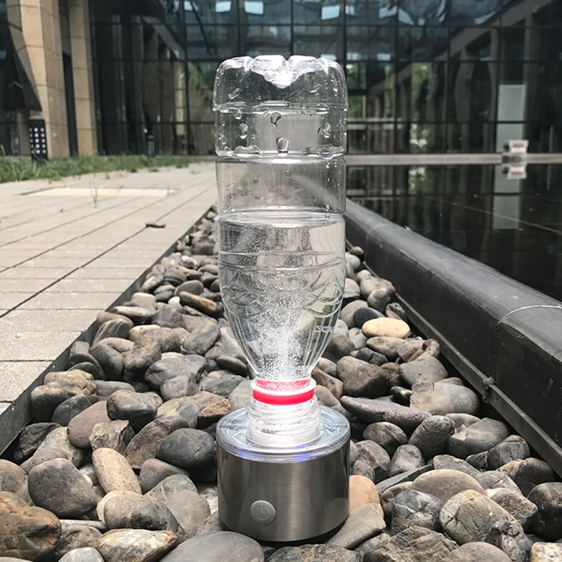 

USB Rechargeable Hydrogen Water Generator PEM Alkaline Water Bottle Water Ionizer 380ml and Available for plastic bottle WAC018