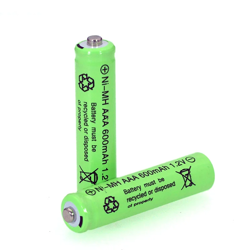 6 шт 1,2 v Ni-MH AAA батареи 600mAh перезаряжаемые nimh батареи 1,2 V Ni-MH aaa для электрического дистанционного управления автомобиля игрушки RC ues