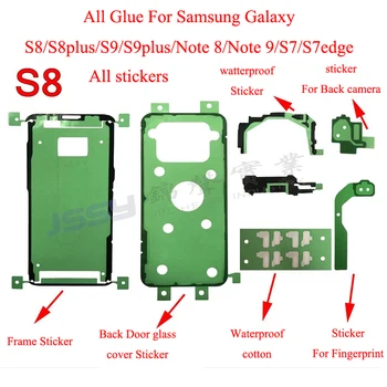 

LCD Display Screen Back Battery Cover Camera Lens Waterproof Adhesive Sticker Glue Tape For Samsung S8 S9 plus S7 edge Note 8 9