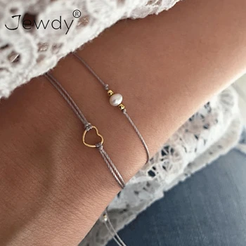 

2 Pcs/ Set Retro Heart Love Beads Leather Multilayer Adjustable Cuff Bracelet Set Women Fashion Clothing Accessories