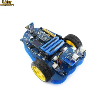 

AlphaBot-Ar-Bluetooth Robot Remote Control Kit UNO PLUS+Ultrasonic Sensor+Bluetooth+Versatile Acc Shield OS/Android App provided