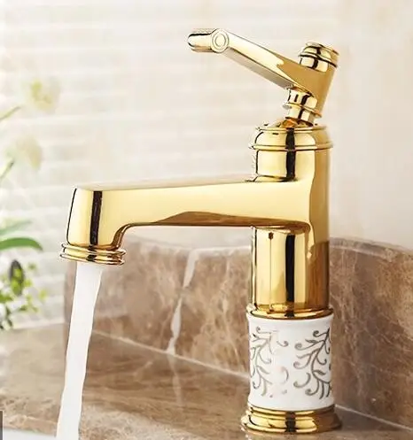 Бакала смеситель для душа настенное крепление латунь роскошный золотой ванной кран Круглый дождь Насадки для душа ручной Ванная комната