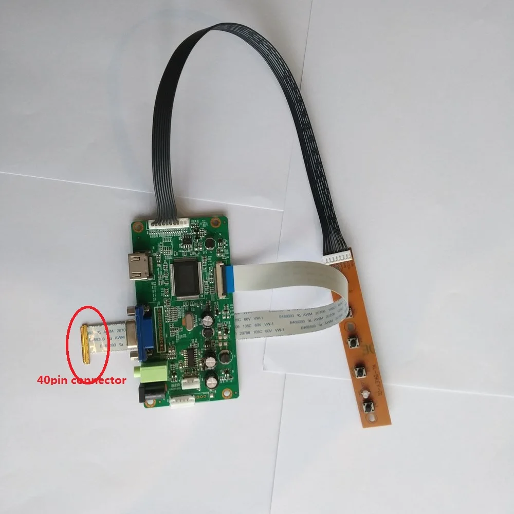 

for NV156FHM-T10 KIT VGA DIY LCD EDP 40Pin 1920X1080 monitor DRIVER SCREEN display Controller board 15.6