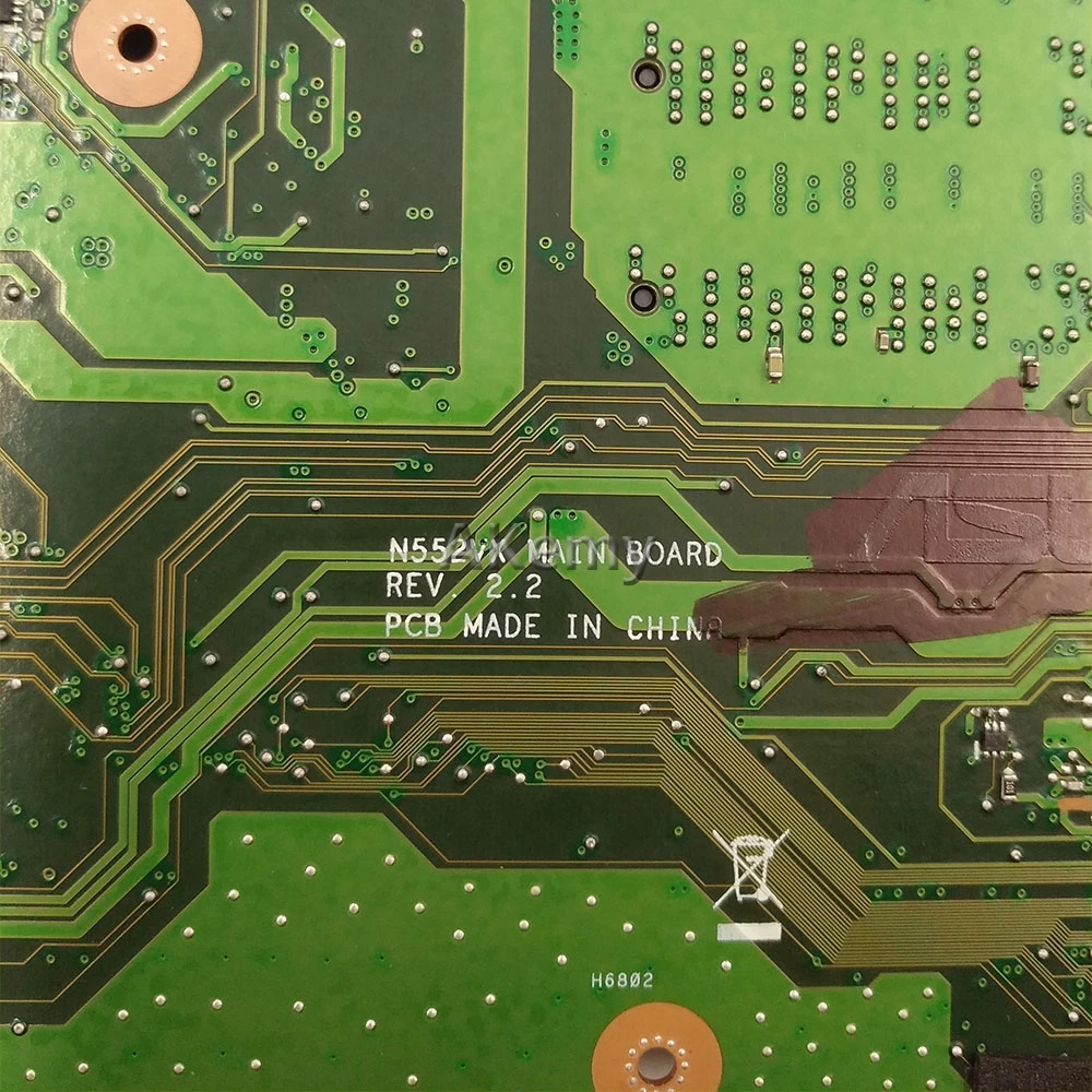 Akemy N552VX Laptop motherboard for ASUS VivoBook Pro N552VX N552V N552 Test original mainboard I5-6300HQ GTX950M Akemy N552VX Laptop motherboard for ASUS VivoBook Pro N552VX N552V N552 Test original mainboard I5-6300HQ GTX950M