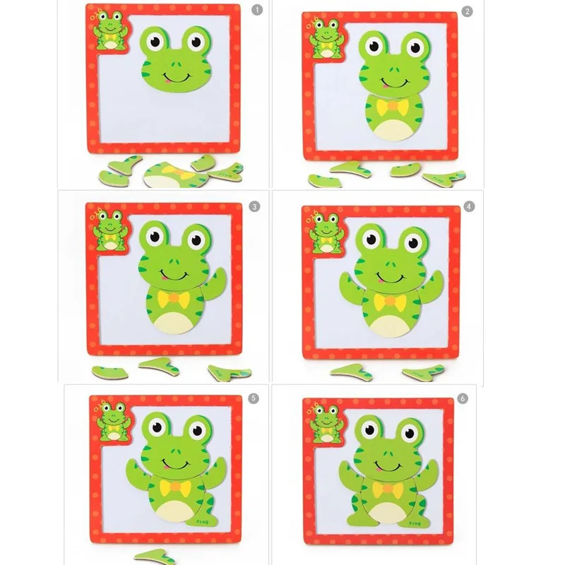 Montessori Toys Educational Wooden Toys for Children Early Learning 3D Magnetic Cartoon Animal Math Intelligence Puzzles Montessori Toys Educational Wooden Toys for Children Early Learning 3D Magnetic Cartoon Animal Math Intelligence Puzzles
