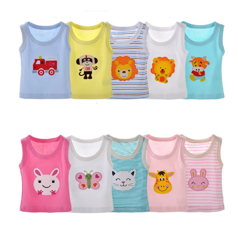 sleeveless tops for baby girl