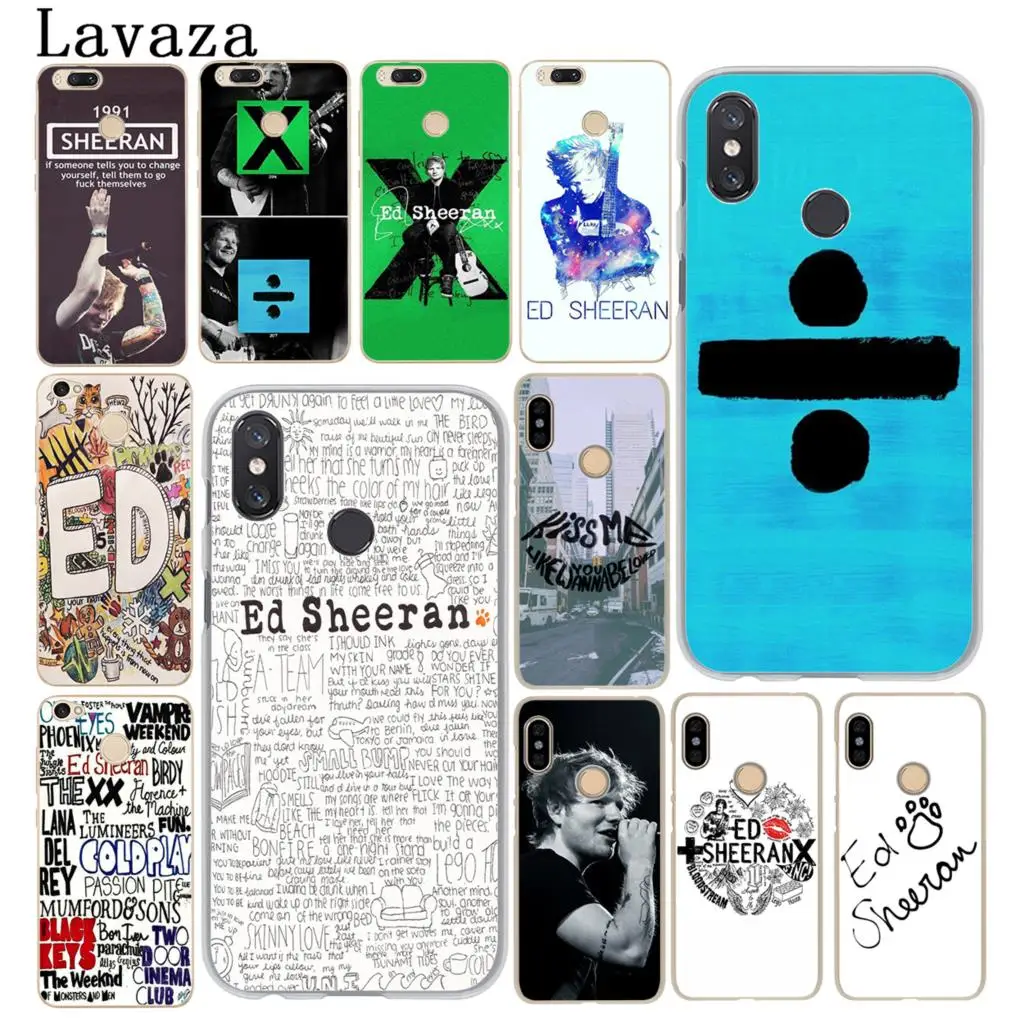 

Lavaza ed sheeran Hard Phone Case for Xiaomi MI 9 8 SE A2 Lite A1 pocophone f1 5X 5S 6 6X MIX 2S MAX 3 Mi9 MiA2 Mi8 9SE