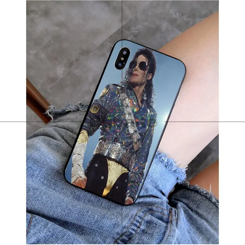 Babaite Майкл Джексон танец музыкальный силиконовый чехол для телефона чехол для Apple iPhone 8 7 6 6S Plus X XS MAX 5 5S SE XR мобильные телефоны - Цвет: A6