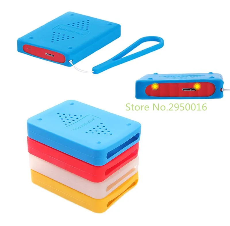 2.5 Inch Silicone HDD Case Hard Drive Disk Cover Ultra Soft Protector Shell Skin for Sony 2.5\