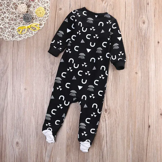 Newborn Baby Kids Boys Girls Clothes Warm Jumpsuit Romper Cotton Baby Boy Zipper Clothes Outfits Set 0-18M 5