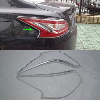 

Car Accessories Exterior Decoration ABS Chrome Rear Tail Light Lamp Cover Trim 2pcs For Nissan Altima 2013 Car-styling