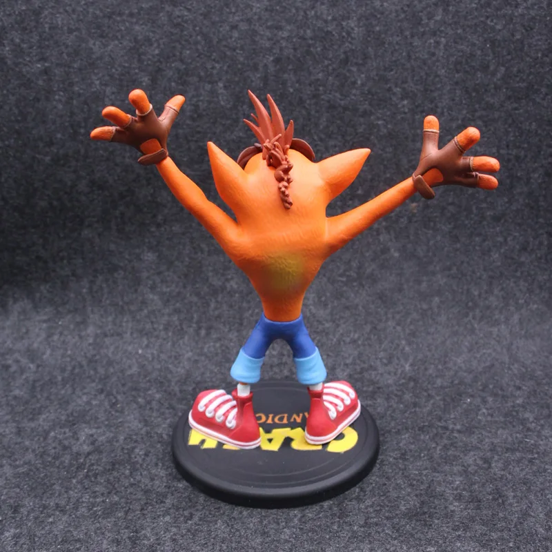 Аниме аварийная фигурка Bandicoot из ПВХ Коллекционная модель игрушки 22 5 см|Игровые