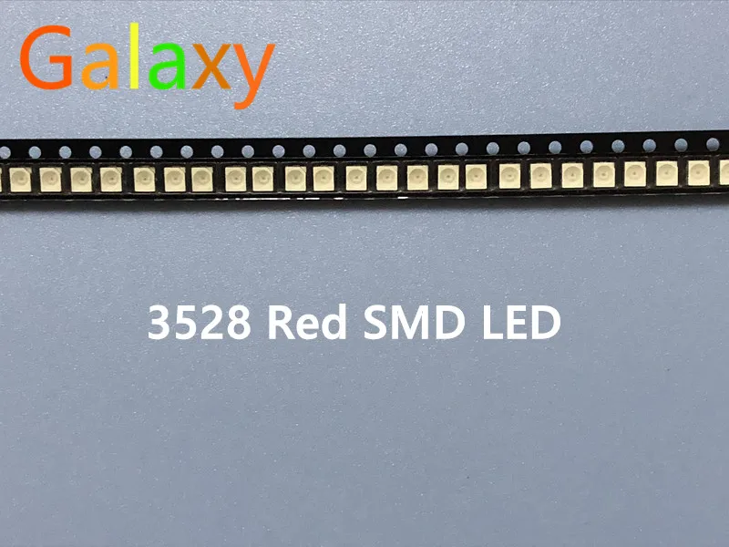 2000 шт. 3528/1210 Красный Smd Plcc 2 Ультраяркий Свет излучающие Диоды Led 2015 поверхностное