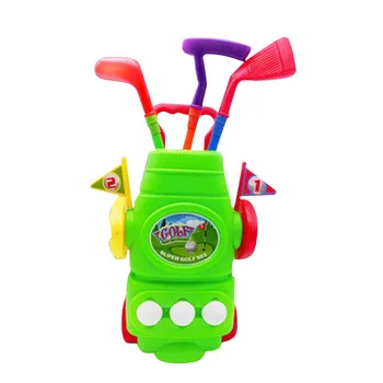 

Kids Golf Club Set with Golf Sticks Sports Toys Kit Physical Mental Development for Boys Girls FJ88