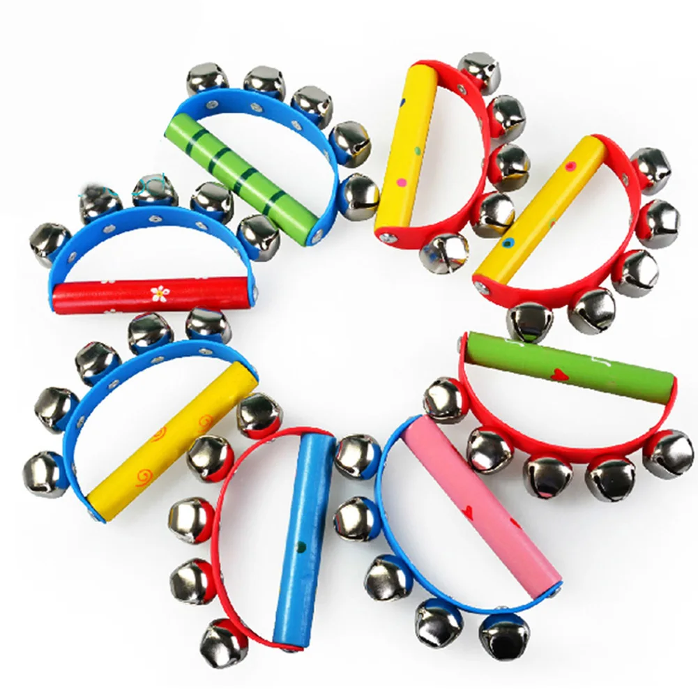 

Baby Jingle Rhythm Intelligent Handbell Toy Tambourine Educational Shaking
