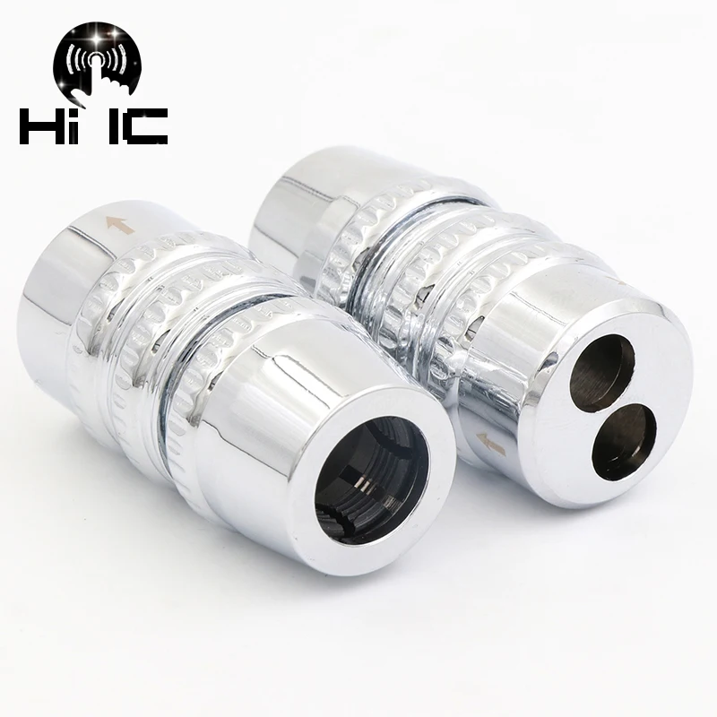 1PCS Aluminum Alloy Rhodium Plating Speaker Banana Plug Cable Wire