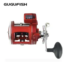 Gugufish, левая/правая рука, 12 шариковых подшипников, Рыболовная катушка, высокоскоростная Рыболовная катушка, барабан ACL с счетчиком, рыболовная катушка