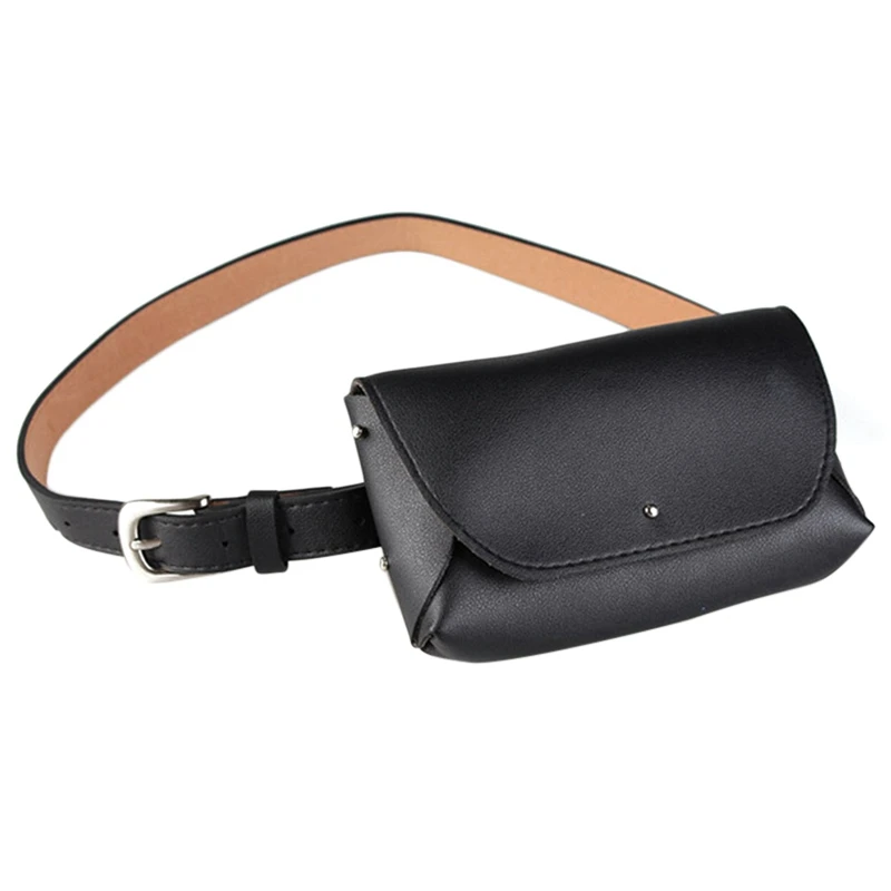 Винтажная Женская поясная сумка, модная дамская поясная кожаная женская сумка, сумка для телефона, небольшая сумка на пояс, сумка