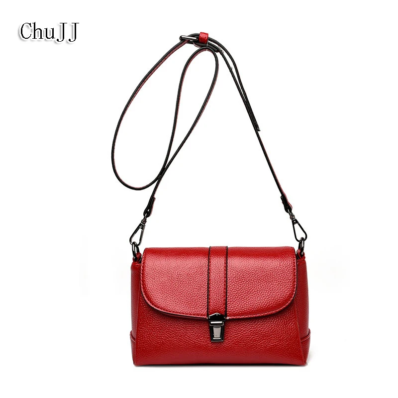 

European and American Style Fashion Women's Genuine Leather Handbags Shoulder CrossBody Bags Fashion Soft Women Bags